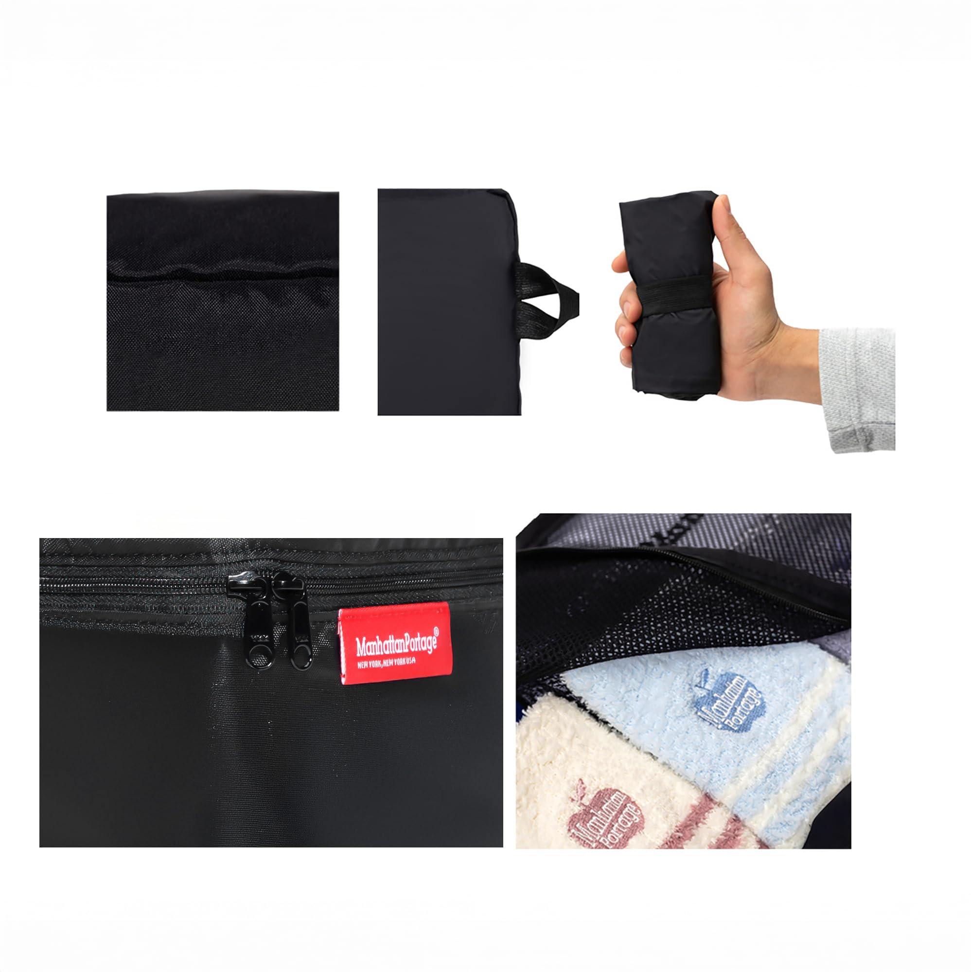 Manhattan Portage 3-Piece Packing Organizers Set Premium Packing Cubes with YKK Zippers and Durable Nylon Construction - Image 8