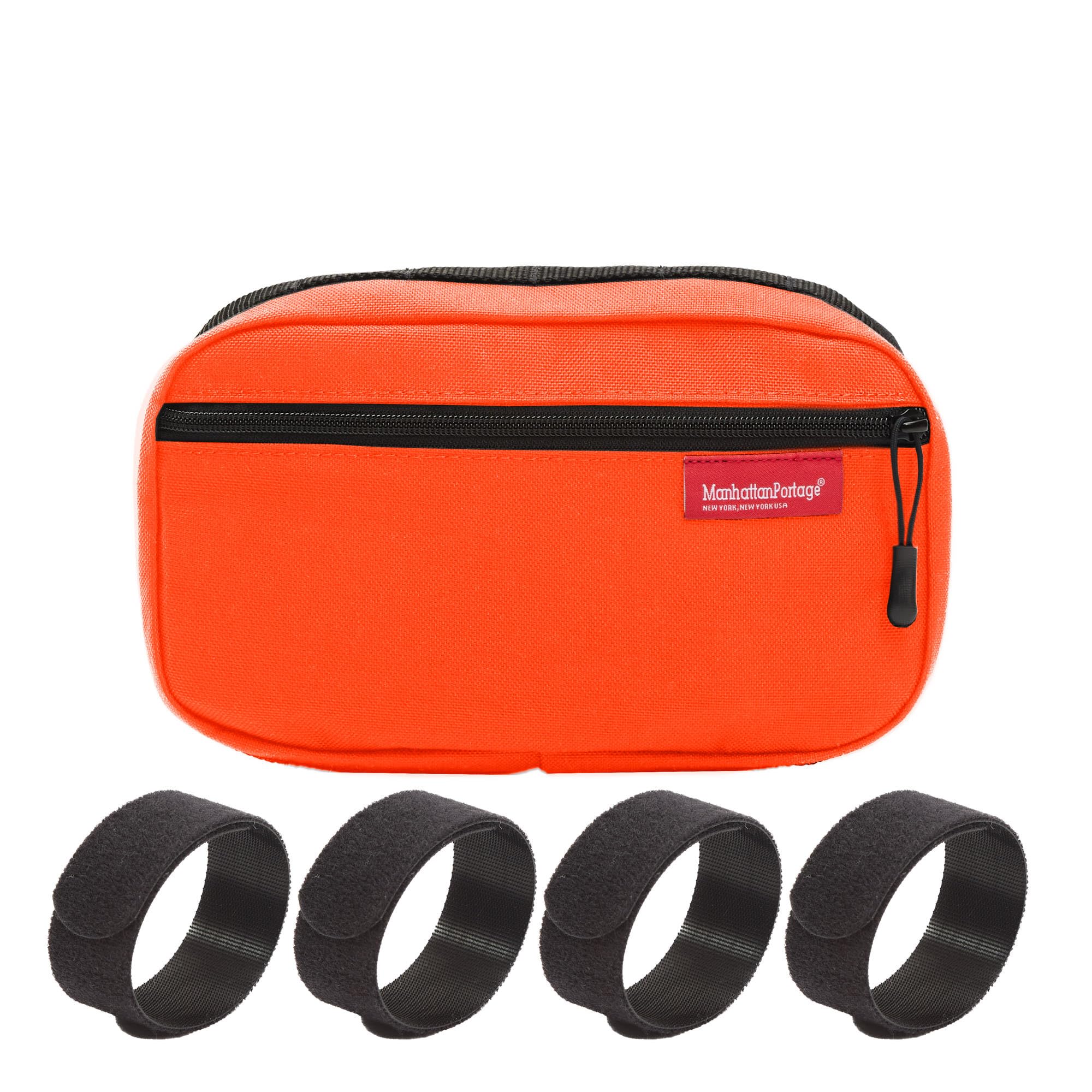 Manhattan Portage All Boro Bike Bag Water Resistant Hybrid Handlebar And Frame Bag In1000D Cordura For Travel Outdoor Commuter (Orange) - Image 4