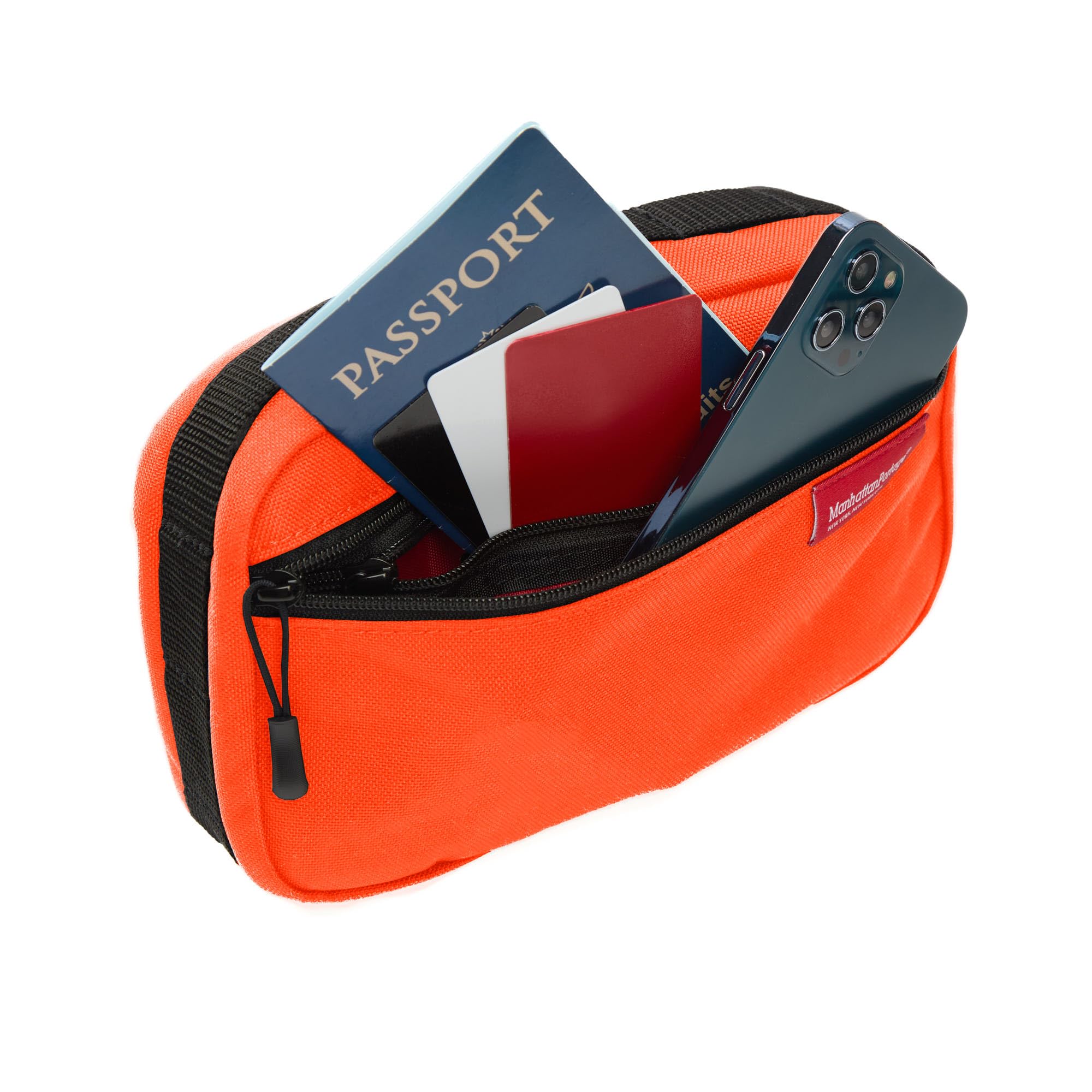 Manhattan Portage All Boro Bike Bag Water Resistant Hybrid Handlebar And Frame Bag In1000D Cordura For Travel Outdoor Commuter (Orange) - Image 6