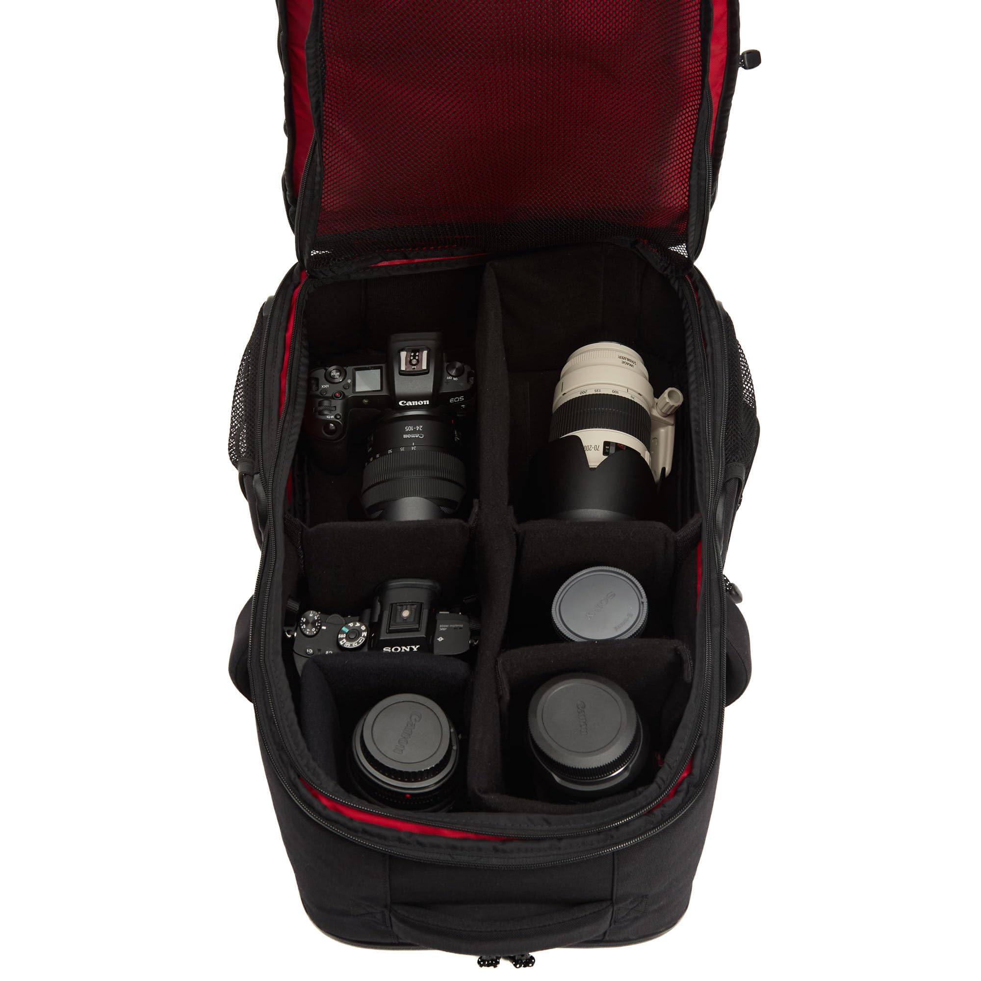 Manhattan Portage Capture Pro Camera Backpack Customizable Layout Removable Padded Dividers Durable Cordura 1000D Fabric Travel Backpack Weather Proof - Image 7