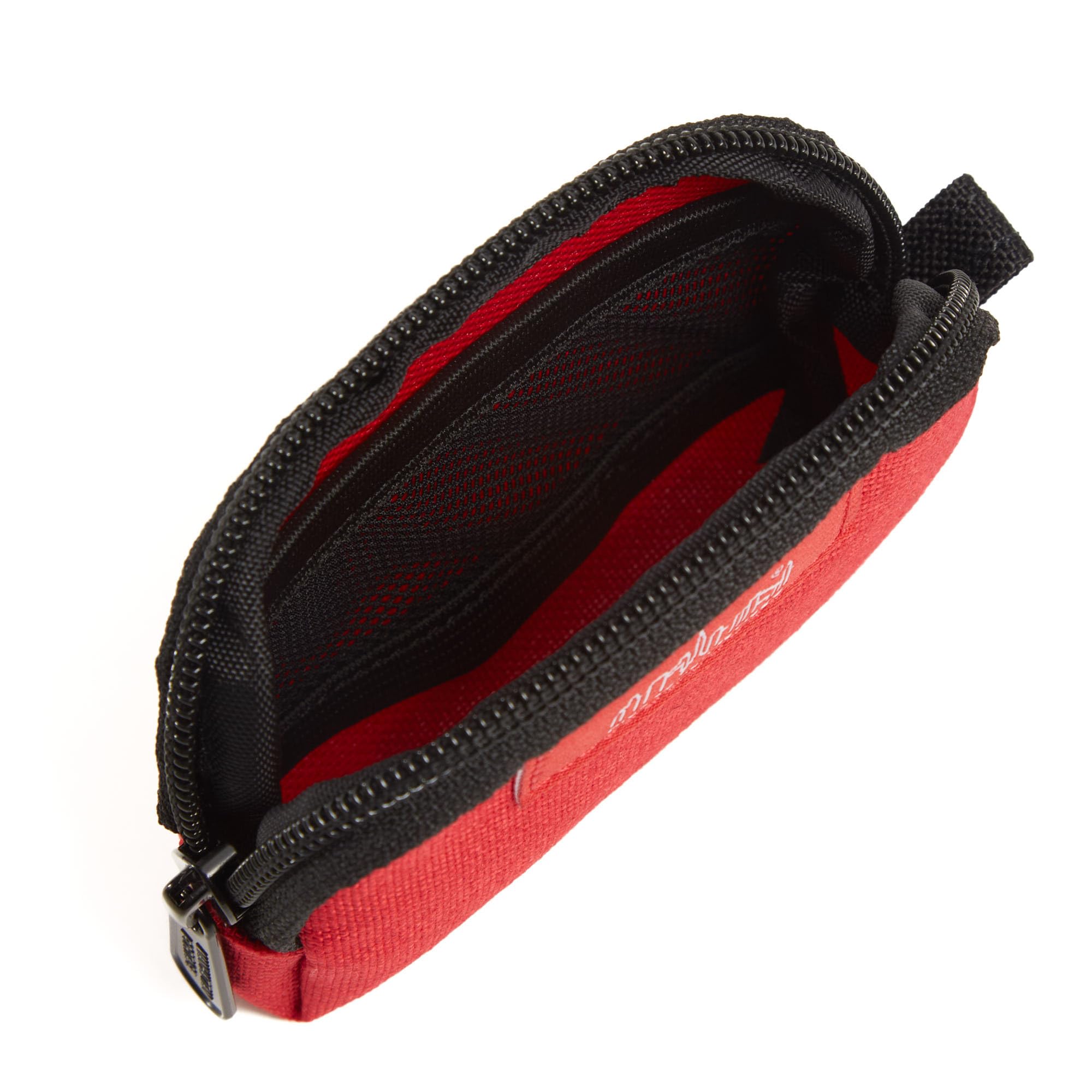 Manhattan Portage Coin Purse With Divider And Zipper Closure Credit Card Holder Cash Organizer Jewelry Pouch Fits Cards Money Change for Women and Men (Red) - Image 4