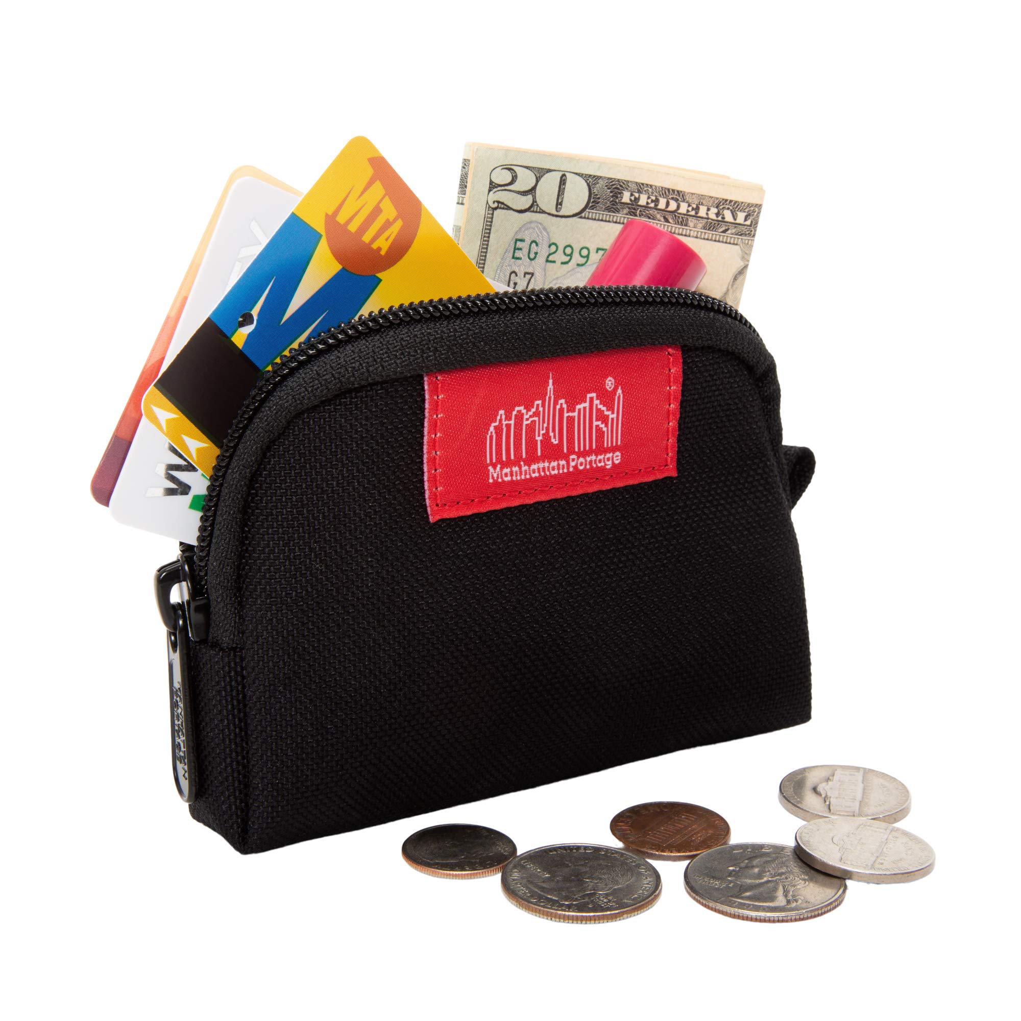 Manhattan Portage Coin Purse With Zipper Closure Pouch Eclectic Colors Credit Card ID Card Jewelry Keys Water Resistant Gift 1000D CORDURA® Everyday Carry - Image 6