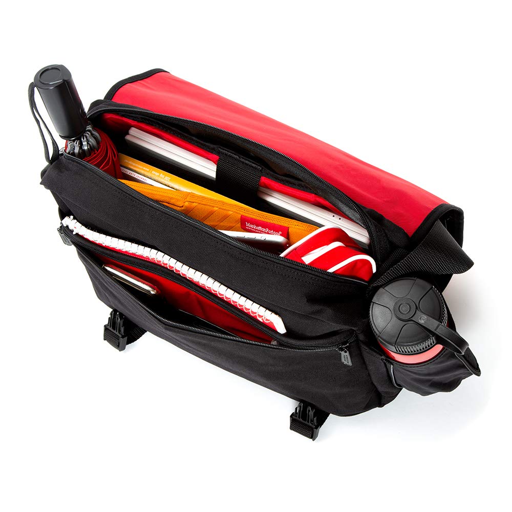 Manhattan Portage DELANCY SHOULDER BAG LARGE, BLACK - Image 9