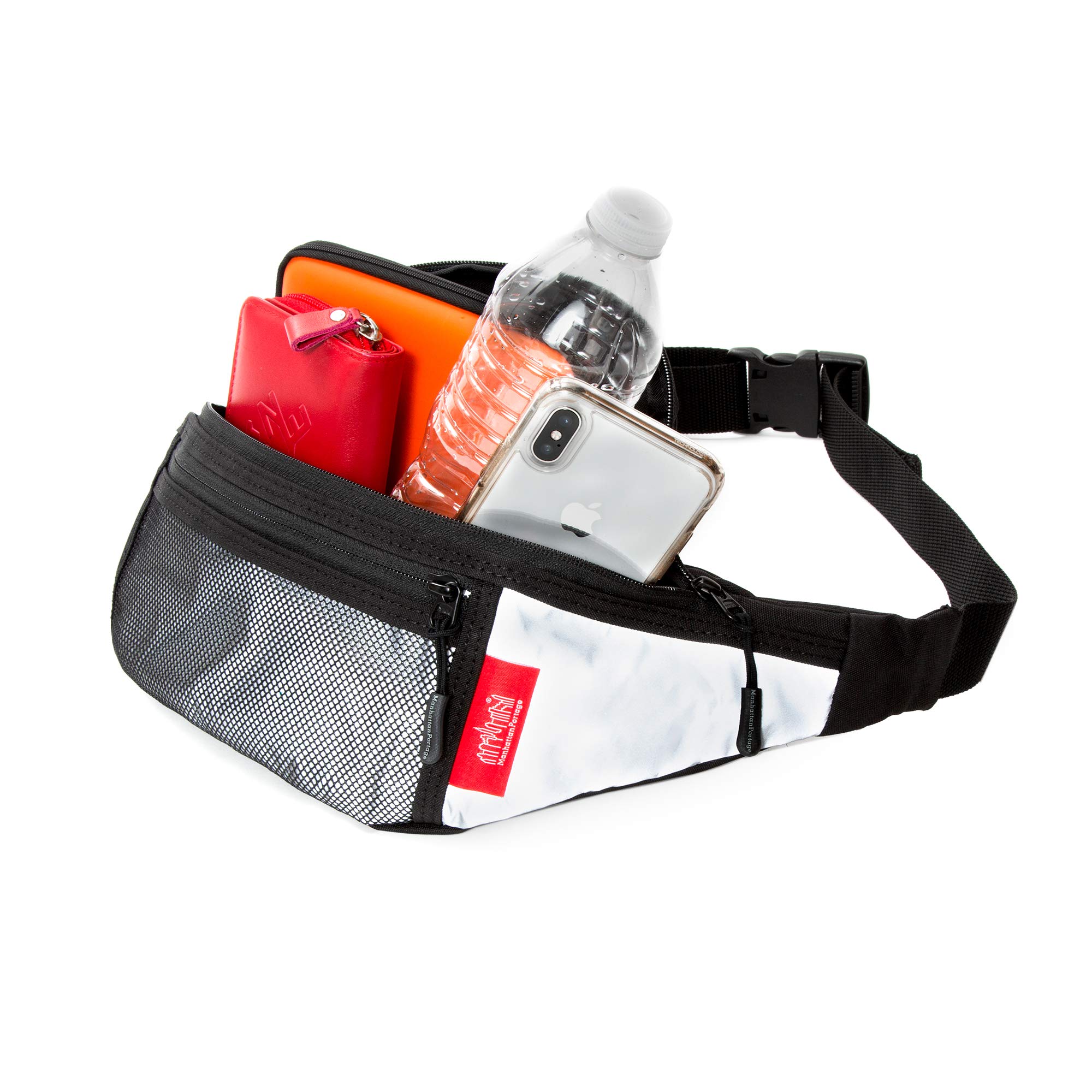 Manhattan Portage Luminosity Alleycat Waist Bag with Dual Zipper Pockets Crossbody or Waist Carry, Lightweight Travel, Hiking & Campus Pack - Image 6