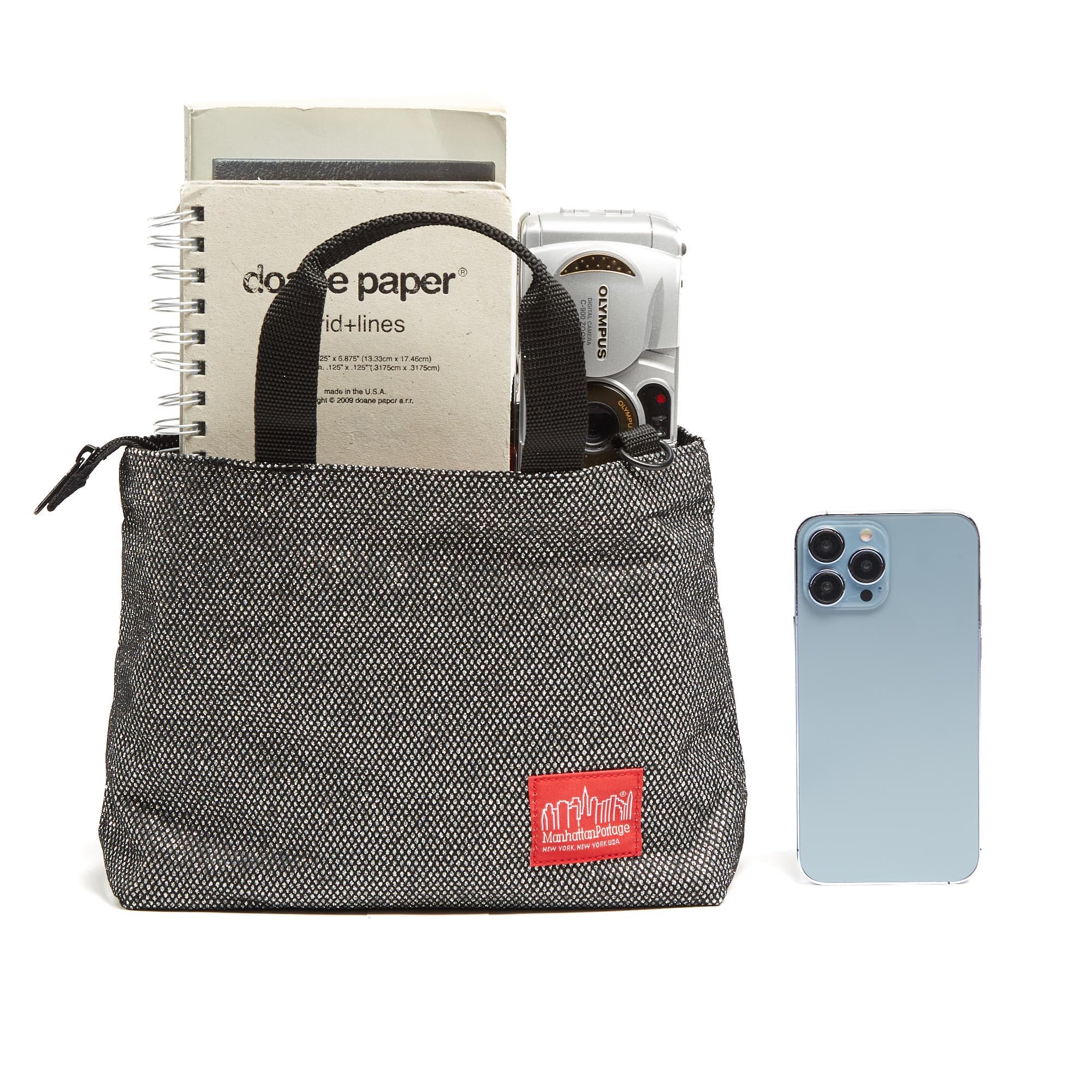 Manhattan Portage Midnight Remsen Street Tote With Removeable Shoulder Strap And Spacious Zip Compartment - Image 5