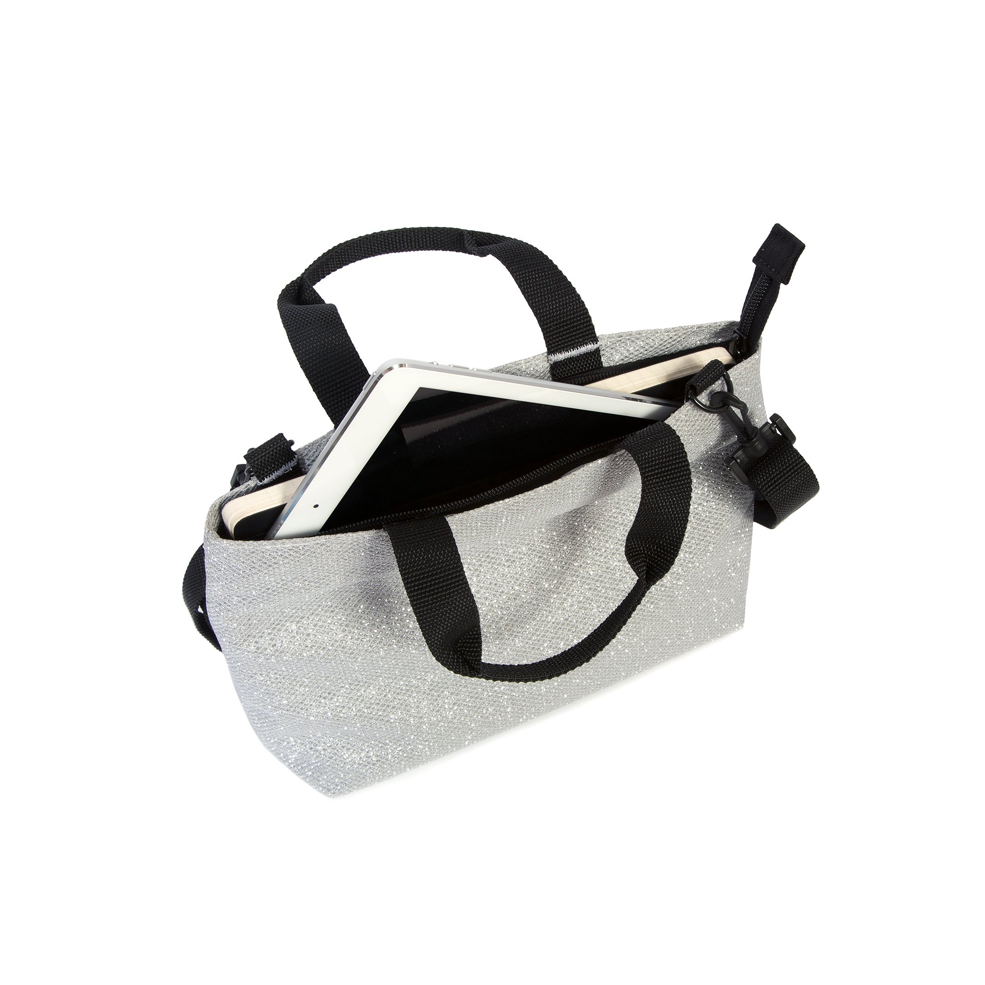 Manhattan Portage Midnight Remsen Street Tote With Removeable Shoulder Strap And Spacious Zip Compartment - Image 3