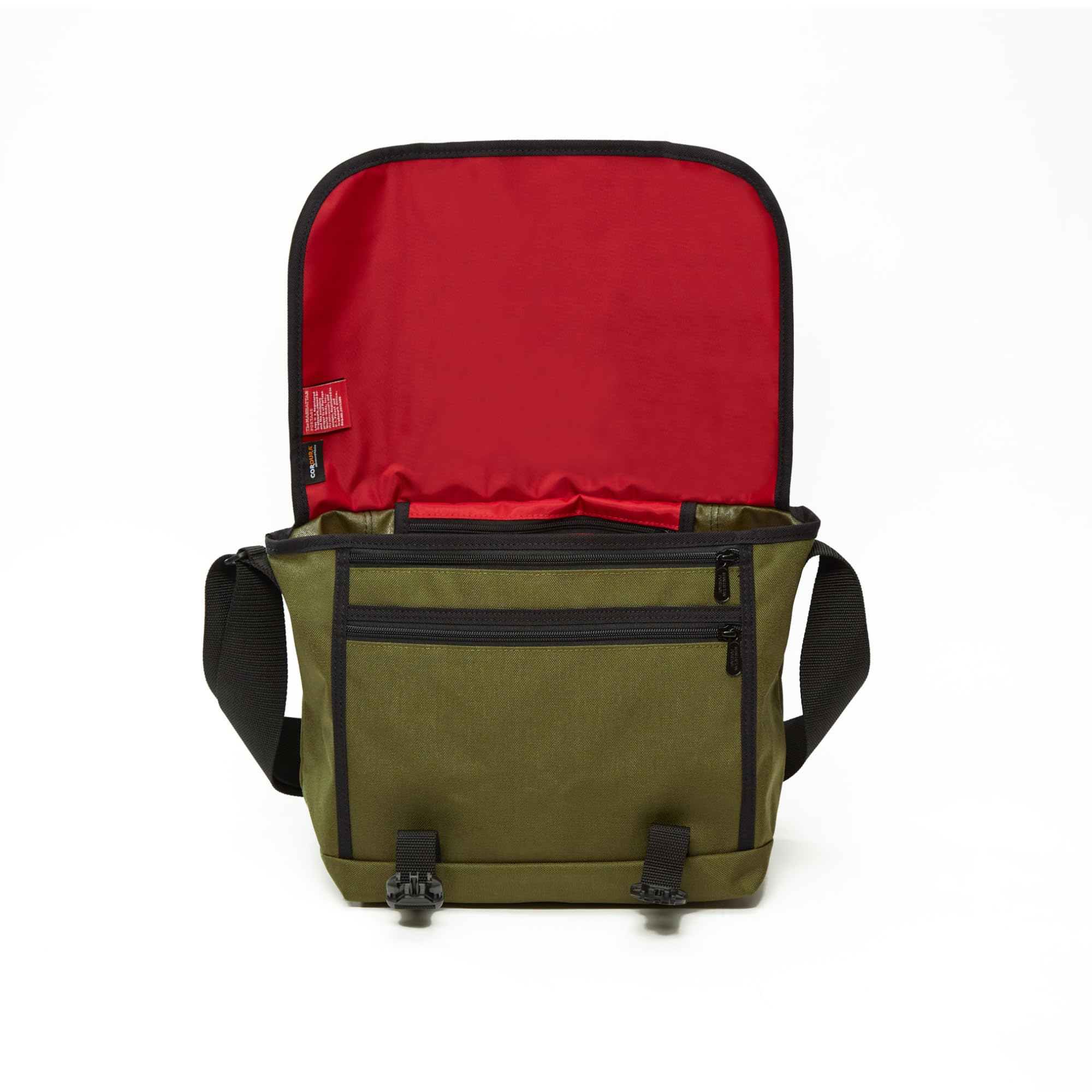 Manhattan Portage NY Messenger Bag With Adjustable Shoulder Strap Water Resistant Zippered Main Compartment 1000D Cordura - Image 7