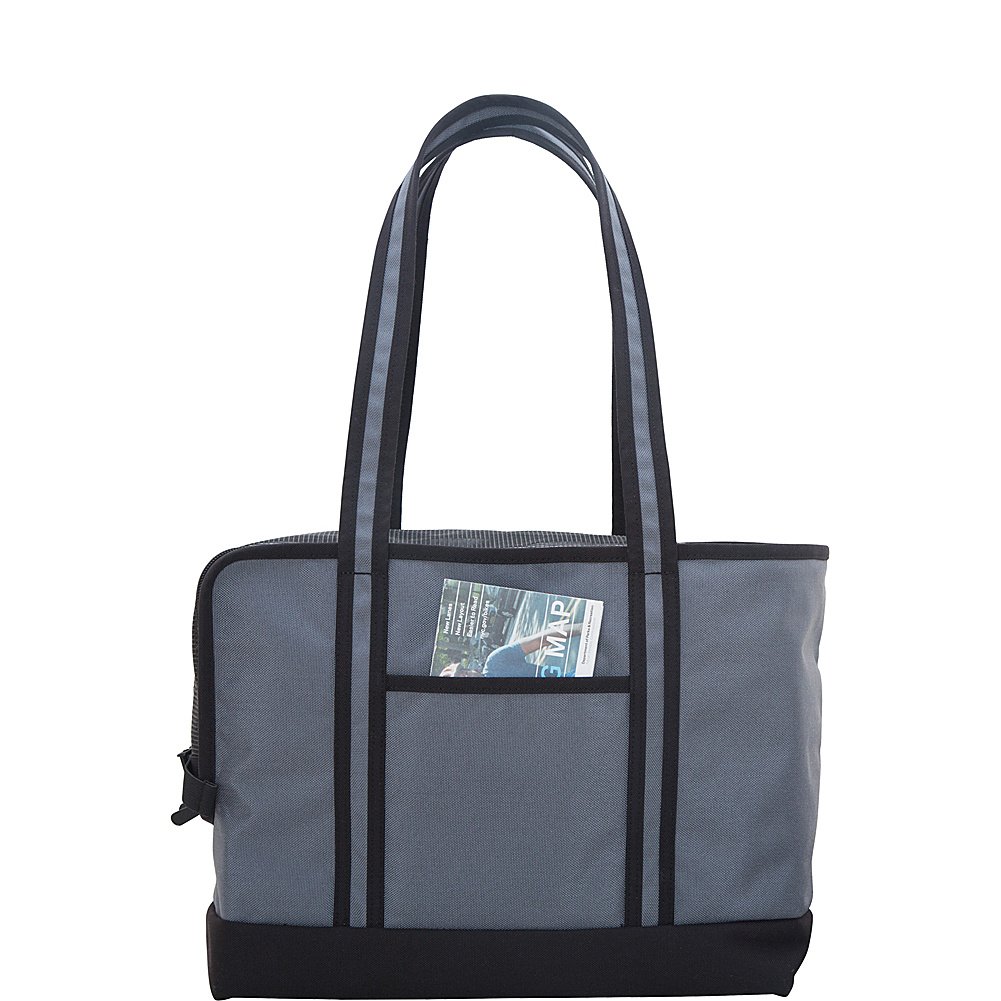 Manhattan Portage Pet Carrier Tote Bag Ver 2, Gray/Red, One Size - Image 4