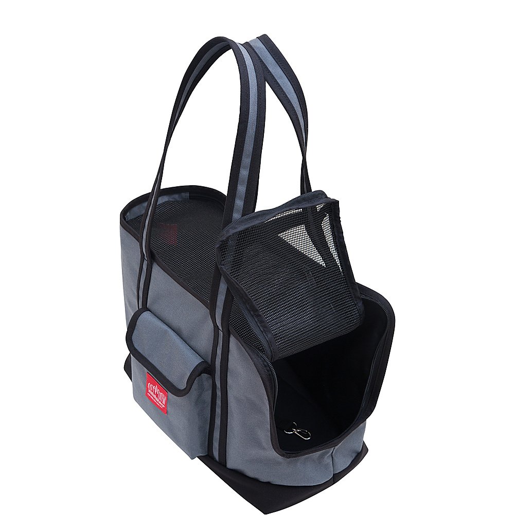 Manhattan Portage Pet Carrier Tote Bag Ver 2, Gray/Red, One Size - Image 5