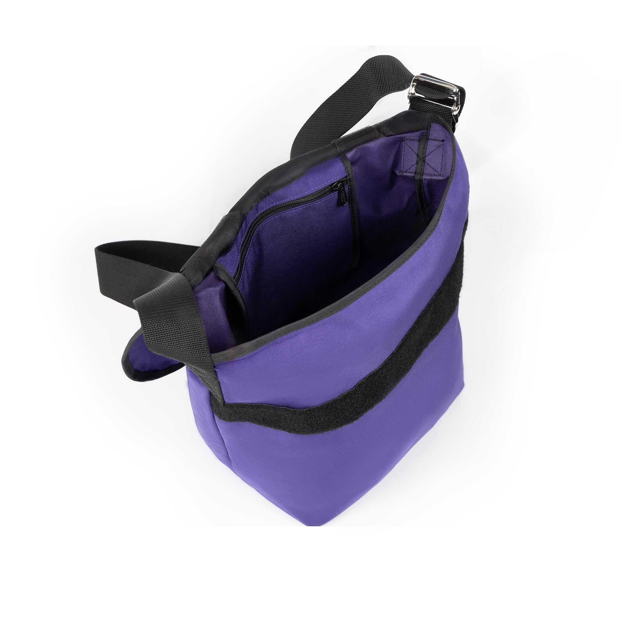 Manhattan Portage Vintage Messenger Bag (MD) Classic Crossbody Shoulder Bag with Zippered Pocket Durable Urban Utility | Cordura 1000D, Water-Resistant, Metal Adjuster - Image 6