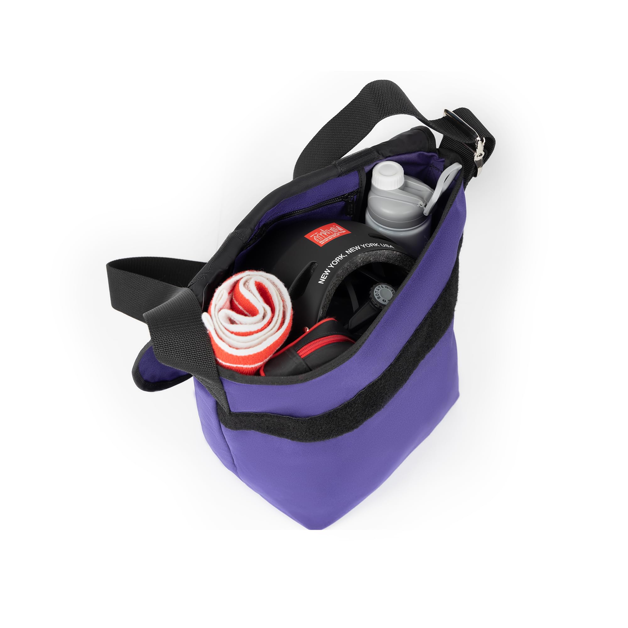 Manhattan Portage Vintage Messenger Bag (MD) Classic Crossbody Shoulder Bag with Zippered Pocket Durable Urban Utility | Cordura 1000D, Water-Resistant, Metal Adjuster - Image 7