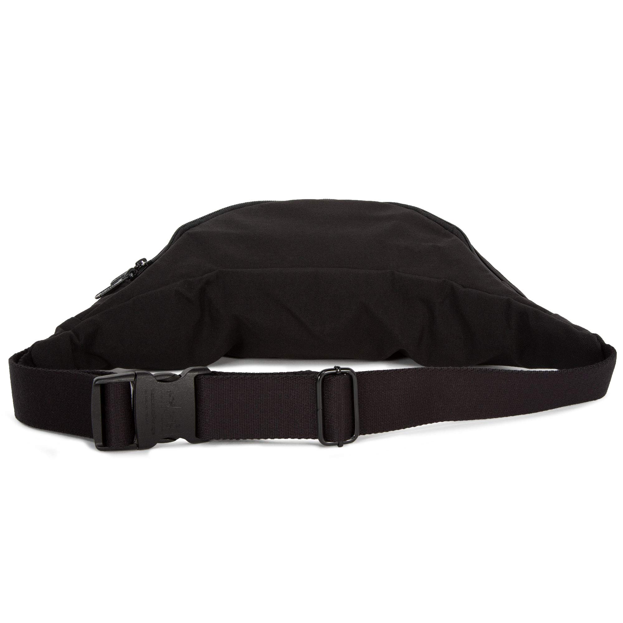 Manhattan Portage Waxed Nylon Alleycat Waist Bag Lightweight Water-Resistant Crossbody & Hip Pack for Commuters, College & Travel (Black) - Image 4