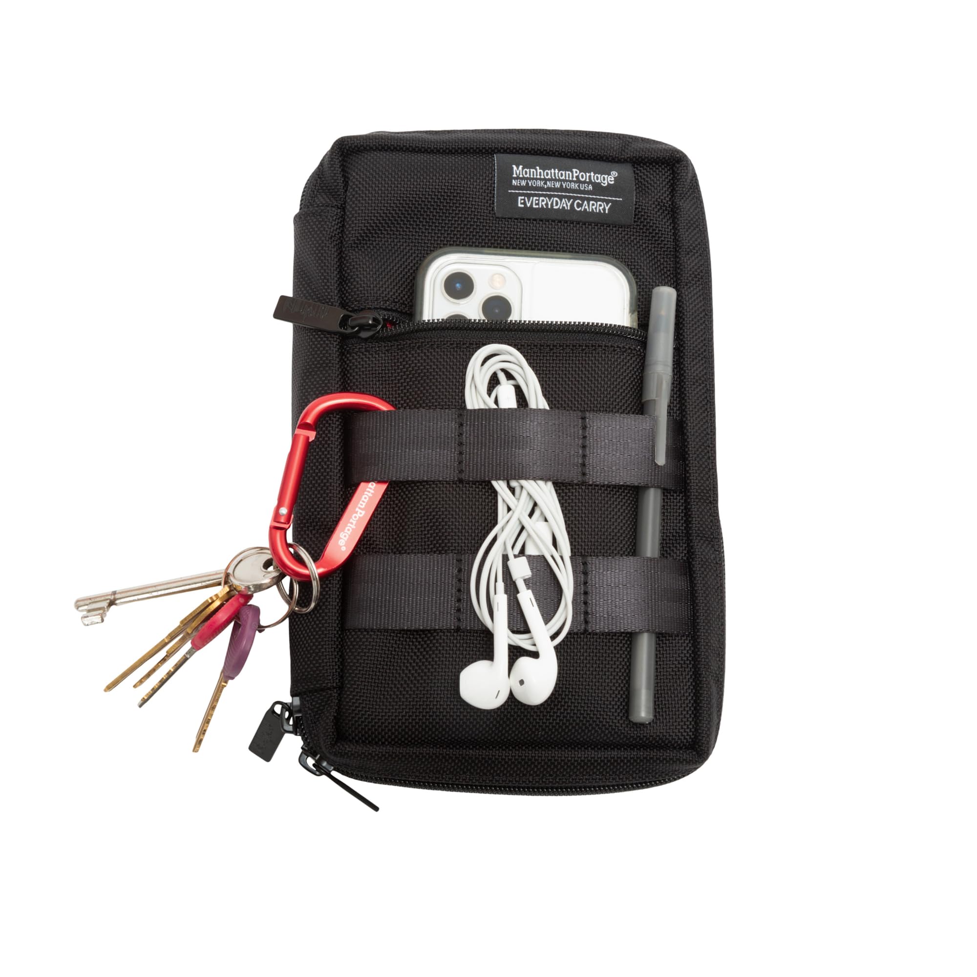 Manhattan Portage x Everyday Carry Atlas Sling V2 Hybrid Gear Organizer Pouch Sling Bag Constructed From Heavy Duty 1680D Cordura Ballistic Nylon (Black) - Image 3
