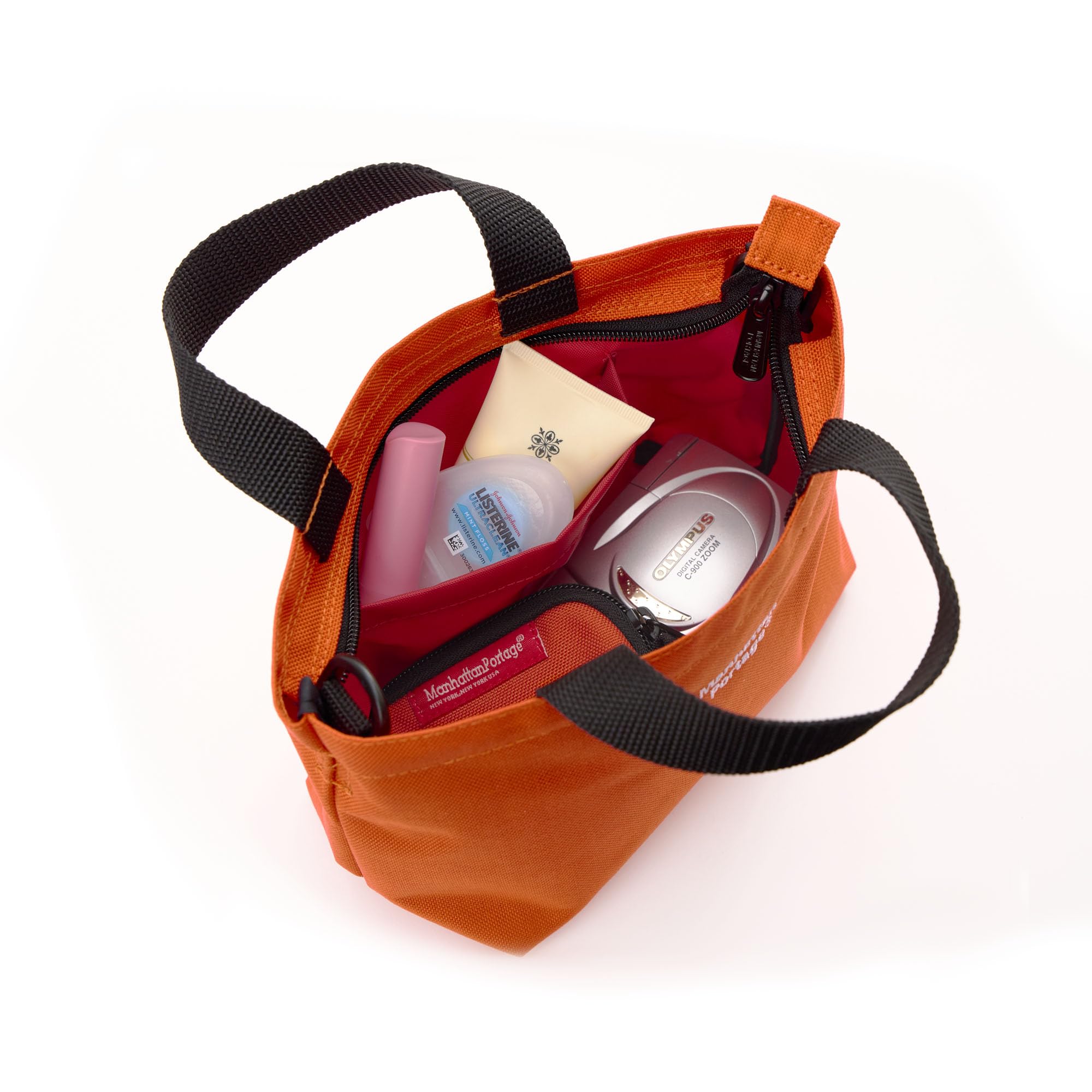 Micro Portage Tote Compact Everyday Tote with Crossbody Strap Zippered Main Compartment Cordura® Fabric - Image 7