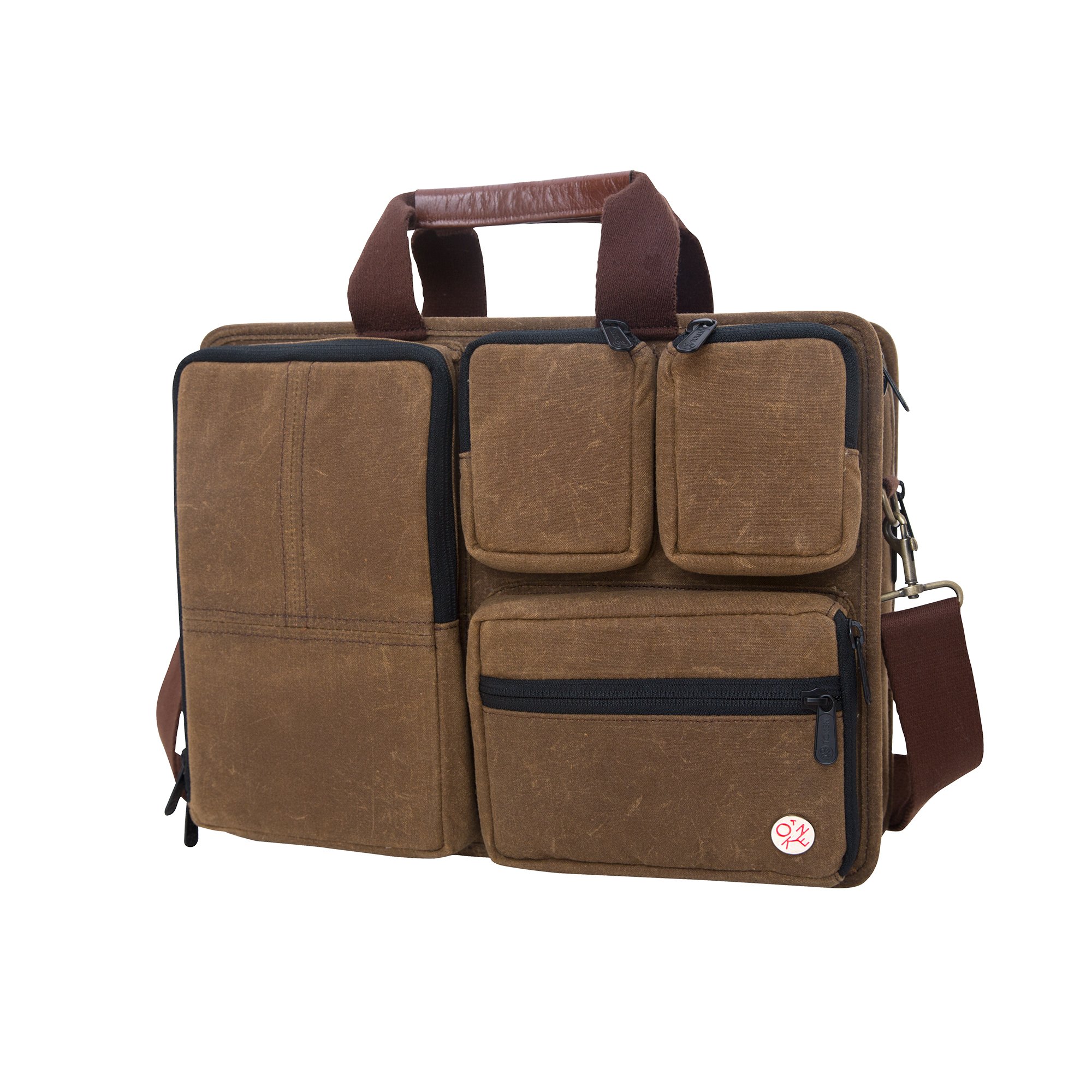 Token Bags Waxed Hewes Briefcase, Field Tan, One Size - Image 3