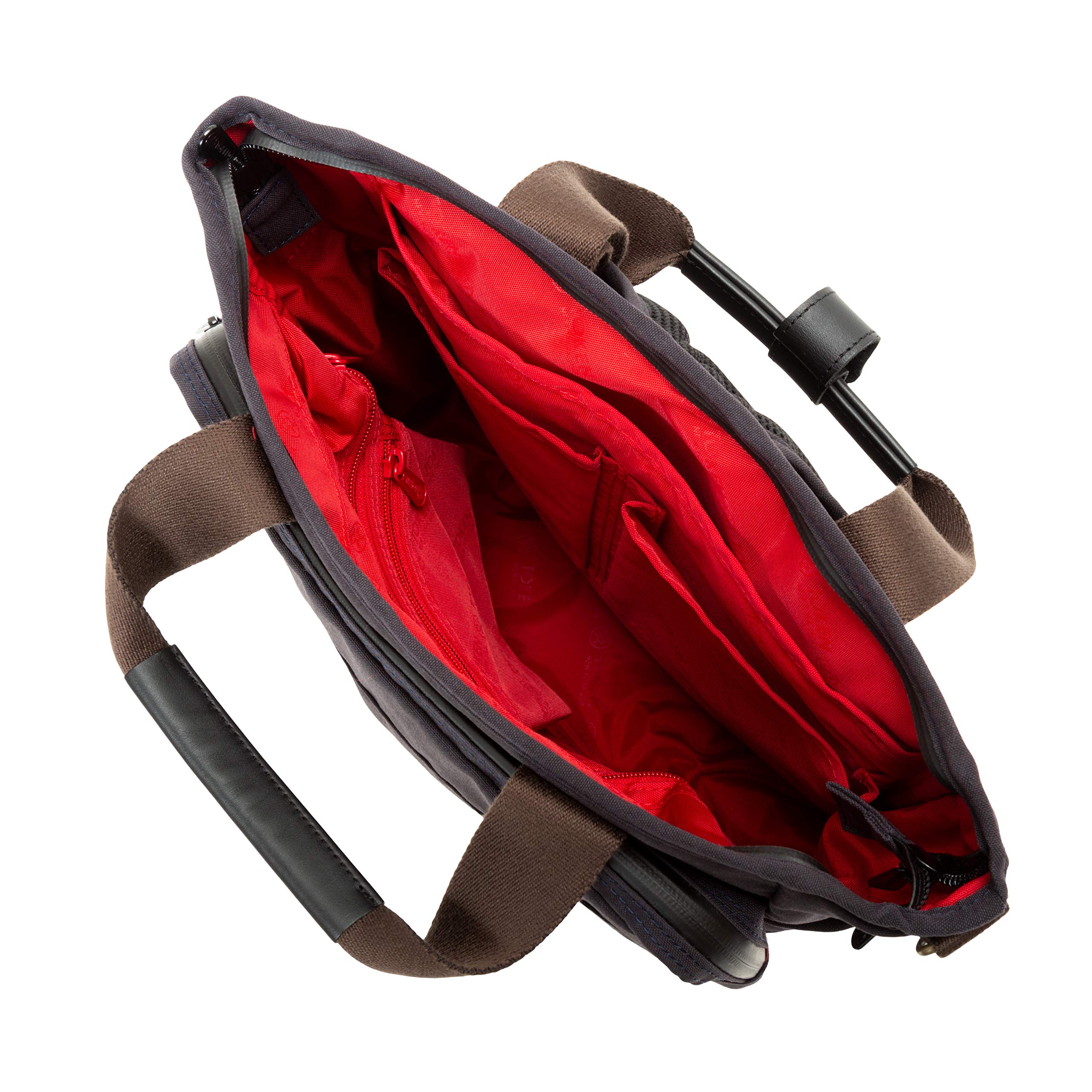 Waxed Nylon Fordham Convertible Bag, Black - Image 9